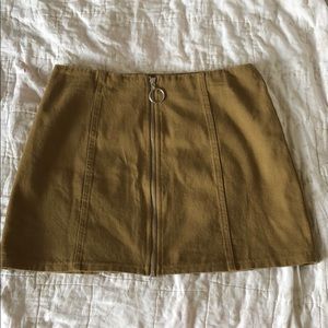 CHOLE&KATIE ZIP UP CIRCLE SKIRT